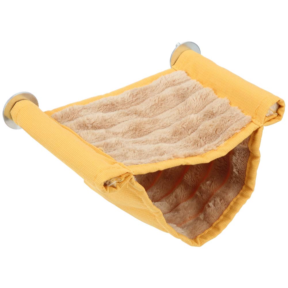 Amaca Calda Per Piccoli Animali 34x34 Cm – Doppio Strato Per Cavie, Criceti, Cincillà E Scoiattoli – Con Clip A Molla