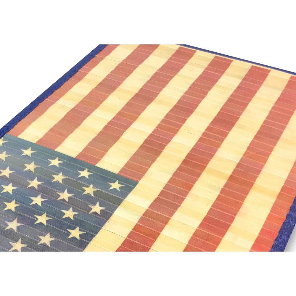 Adesivo Bandiera Americana Ondulata 80x60mm - Artimagen, Vinile Resistente
