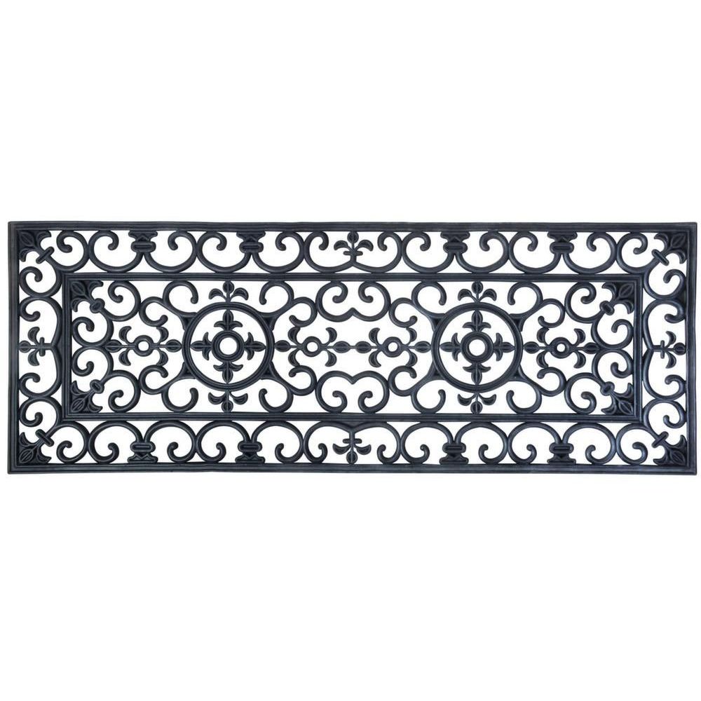 Paillasson caoutchouc L 120 x P 45 x H 1,9 cm - 4