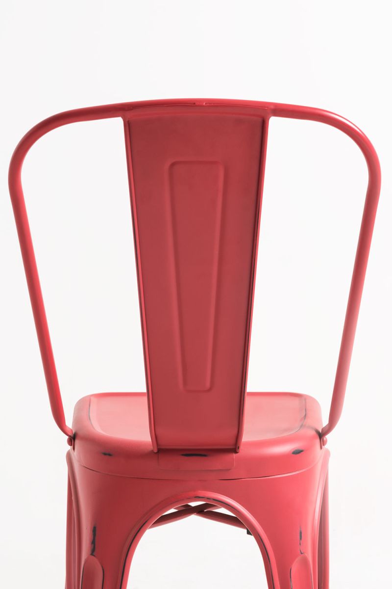 Pack 2 Cadeiras Torix Vintage - Vermelho vintage - 6