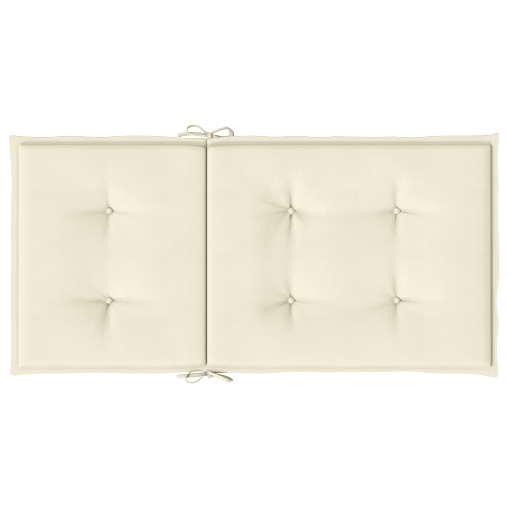 Maison Exclusive - Cuscini per Sedia 6 pz Crema 100x50x3 cm in Tessuto Oxford - 5