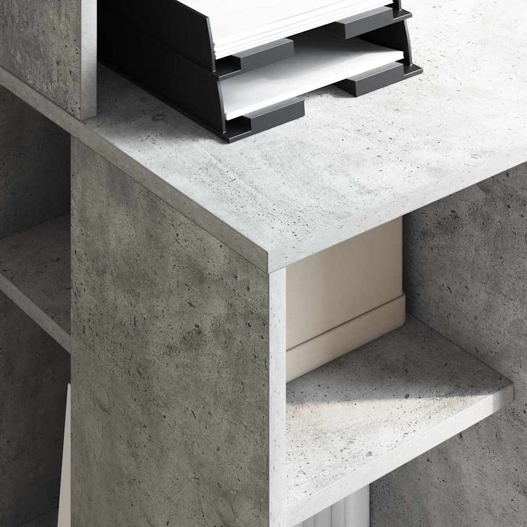Bureau, panneau de bois, gris béton, 90 × 48 × 101,5 cm | Leroy Merlin