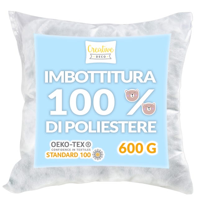MORFEN Imbottitura In Fibra Di Poliestere 150 G – Alta Resilienza, Lavabile, Per Cuscini, Peluche, Animali Ripieni, Fai Da Te E Decorazioni