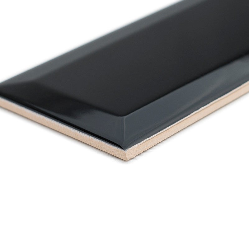 Biseau Noir Brillant 7,5x15 - 3