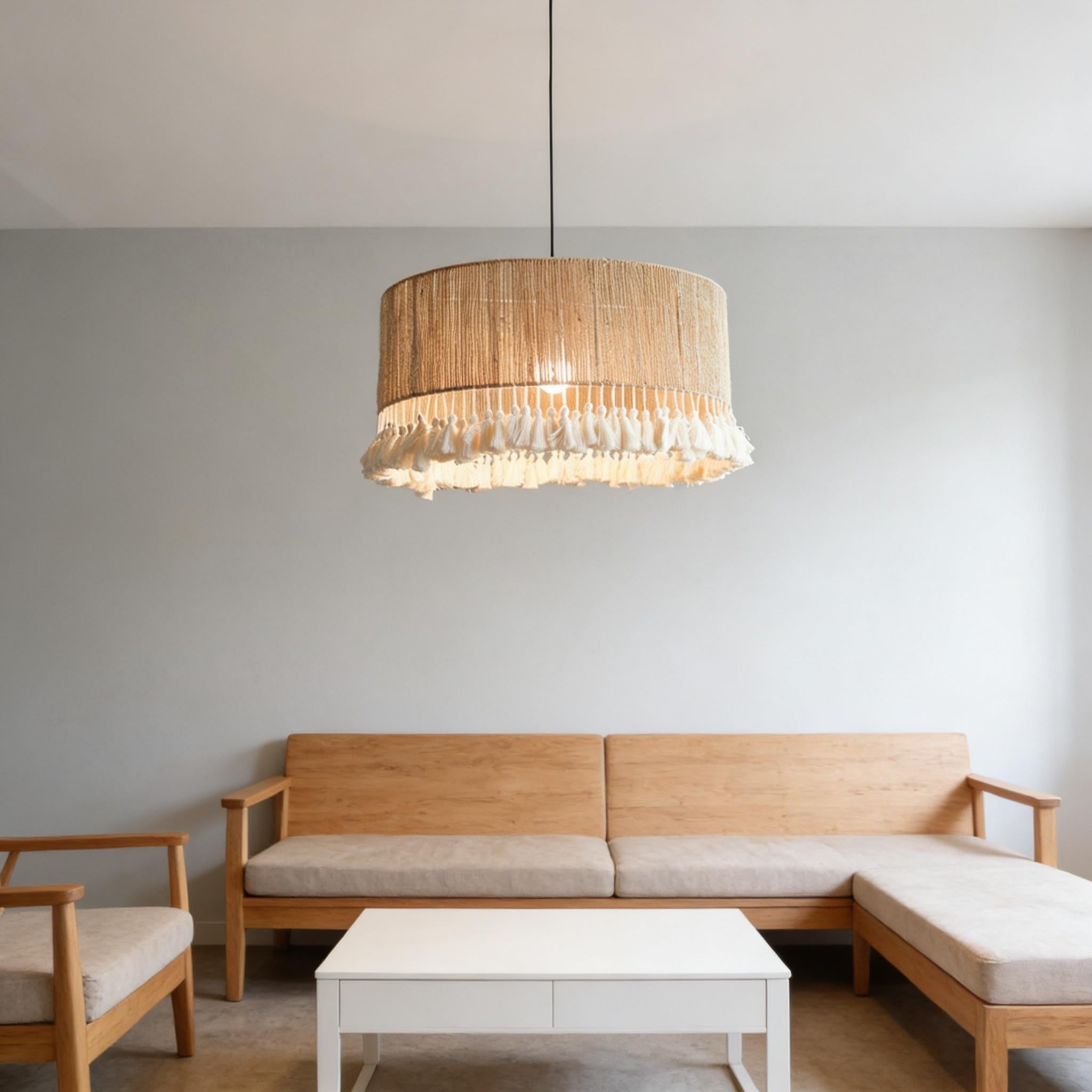 Lustre de style bohème, plafonnier décoratif LED, lumière chaude, convient pour la salle à manger, la cuisine, la chambre, le bar. - 4