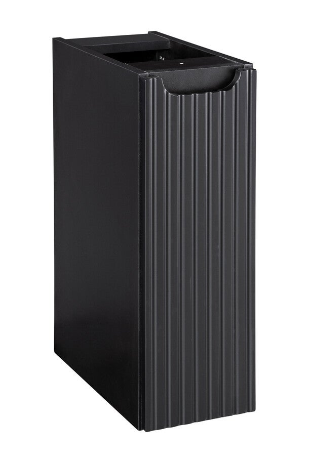 Szafka łazienkowa Nova 120 cm dąb coast evoke czarna z blatem - 5
