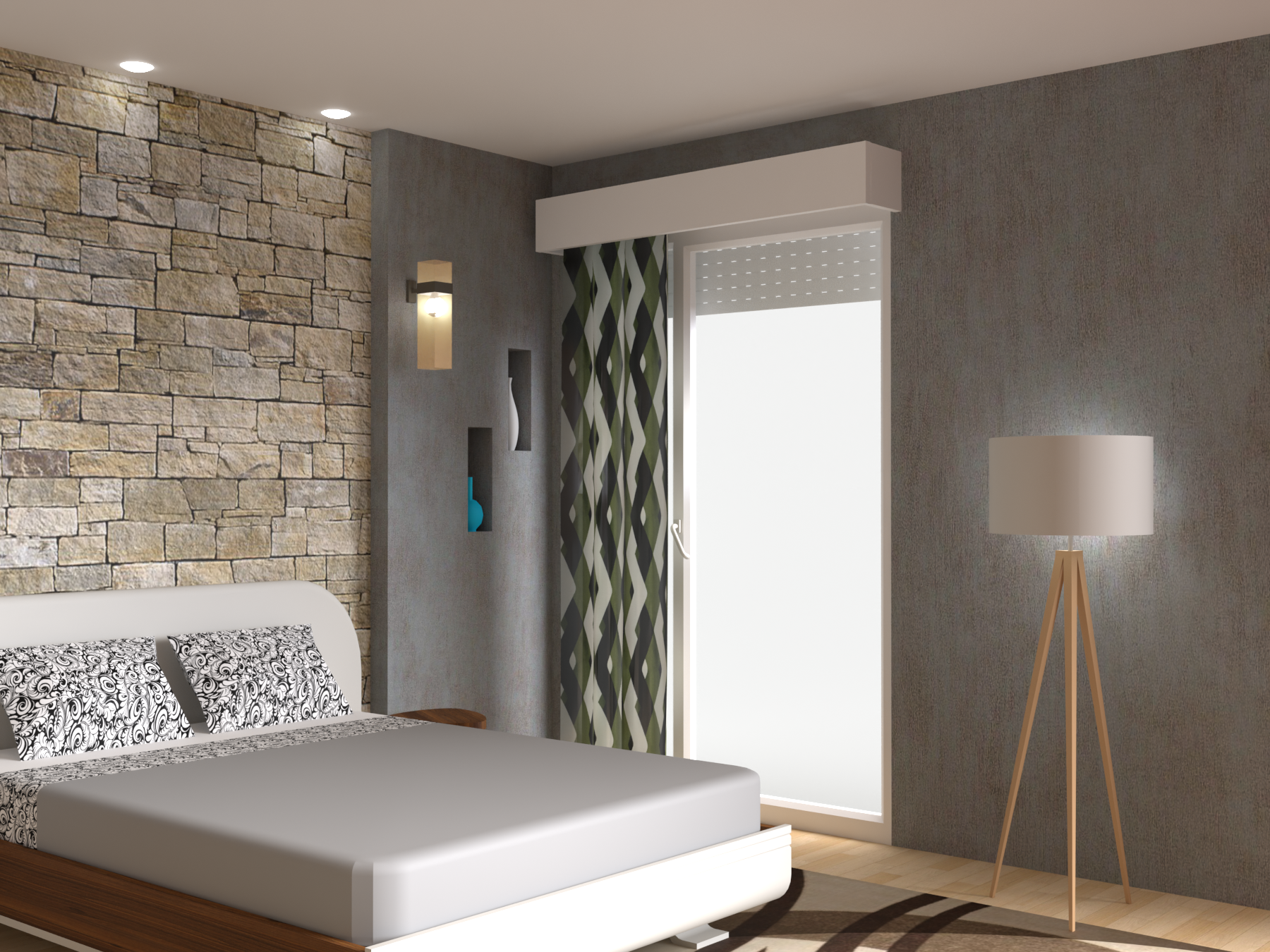 Cache coffre volet roulant 270 cm ATOLE - Crème RAL1015 - 4