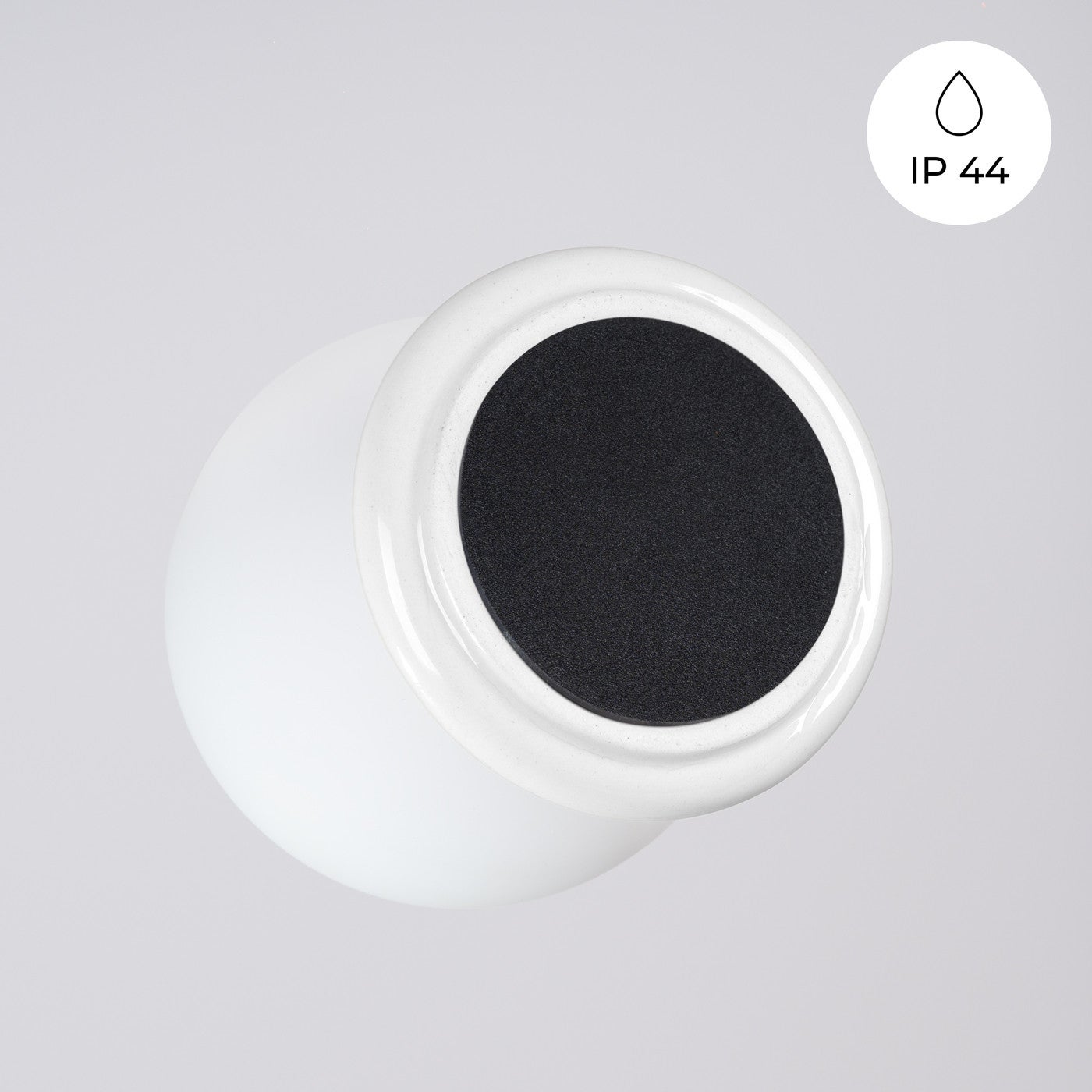 Lampa sufitowa ceramiczna szkliwiona ZORI biała 1xG9x8W ceramika / gips wym:12x12x16cm IP44 Sollux Lighting - 8