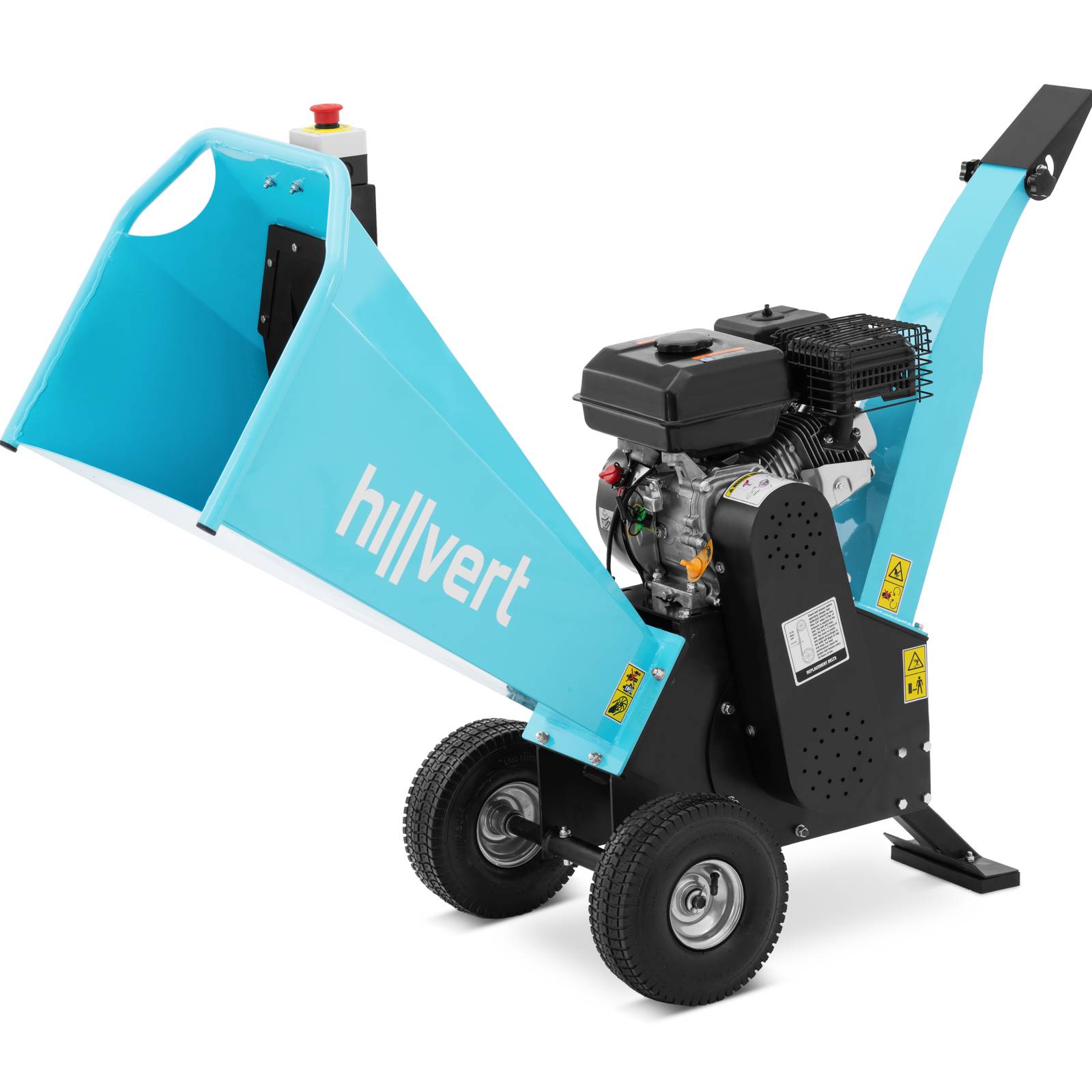 Broyeur De Végétaux Thermique Hillvert HT-HECTOR 420T - 15CH, 120 Mm Max, 3600 Tr/min - Autonomie 5,5L - 11 KW - 7