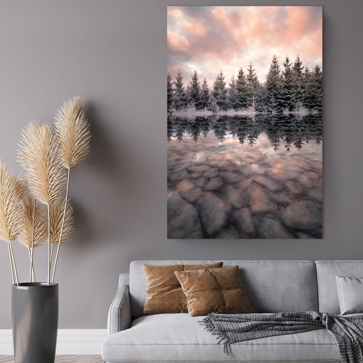 Tableau sur verre synthétique beaute enchantée 80x120 cm - 2