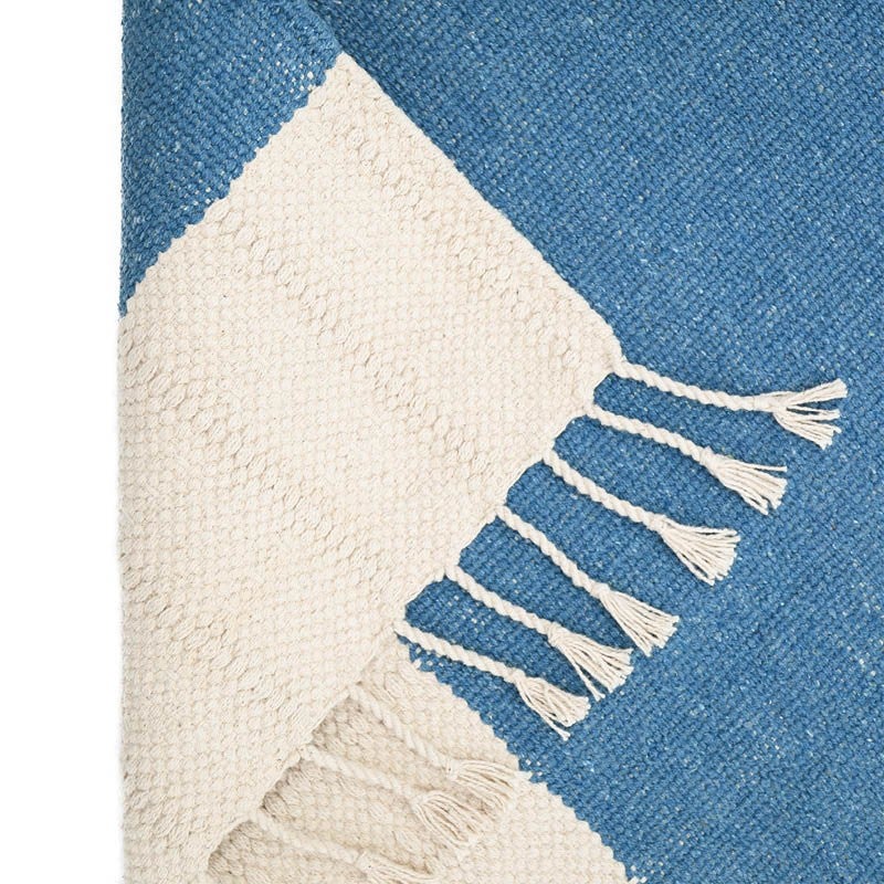 Tapis Contemporain Rectangle 100x150cm Lucia bleu colbert - 4