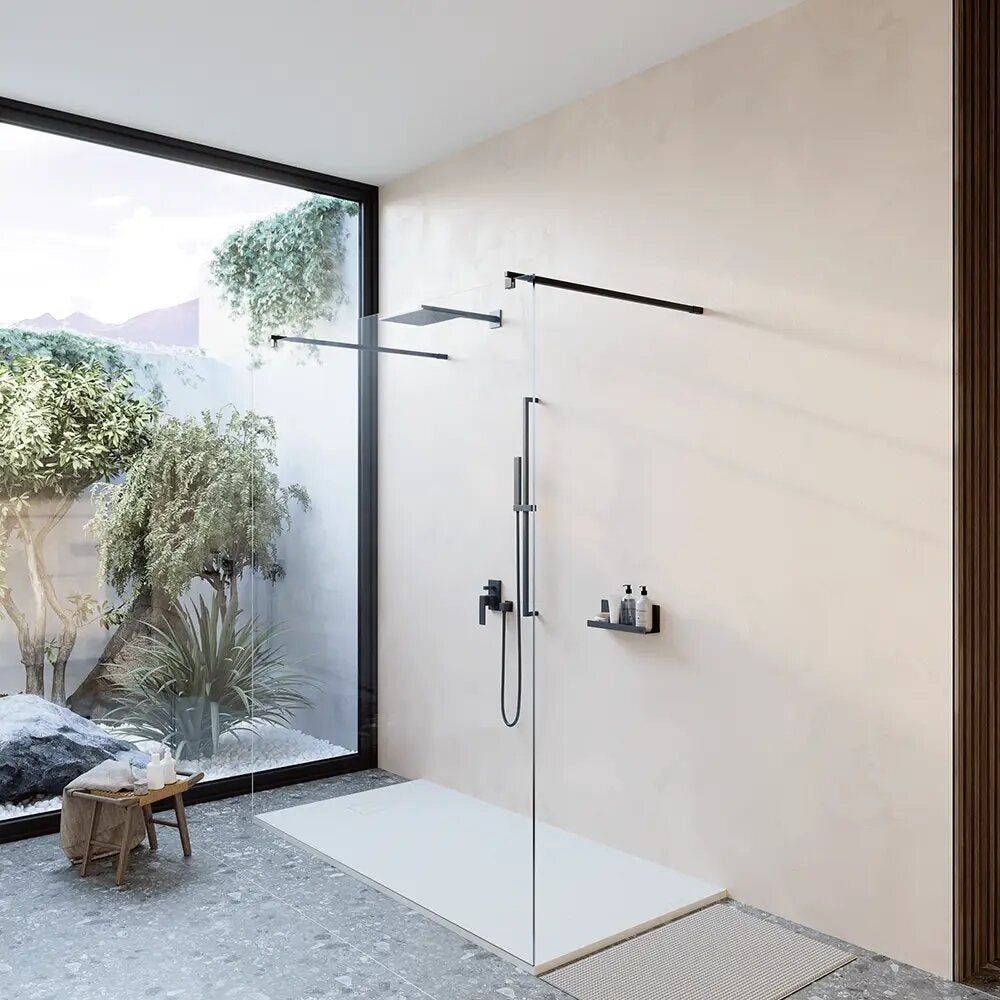 Receveur de douche 70 x 160 cm, couleur blanc effet pierre | Samos - 3