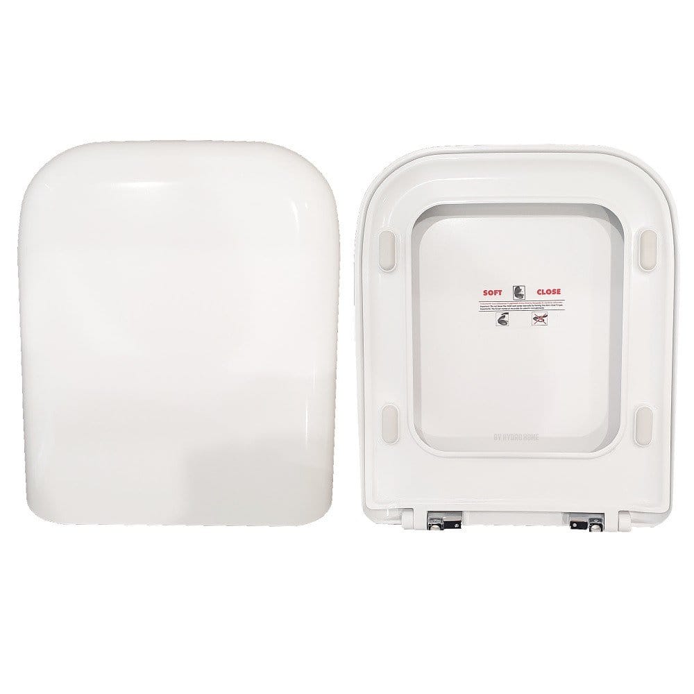 COPRIWATER WHITE JAM IN TERMOINDURENTE BIANCO CERNIERE IN PLASTICA SOFT CLOSE E SGANCIO RAPIDO