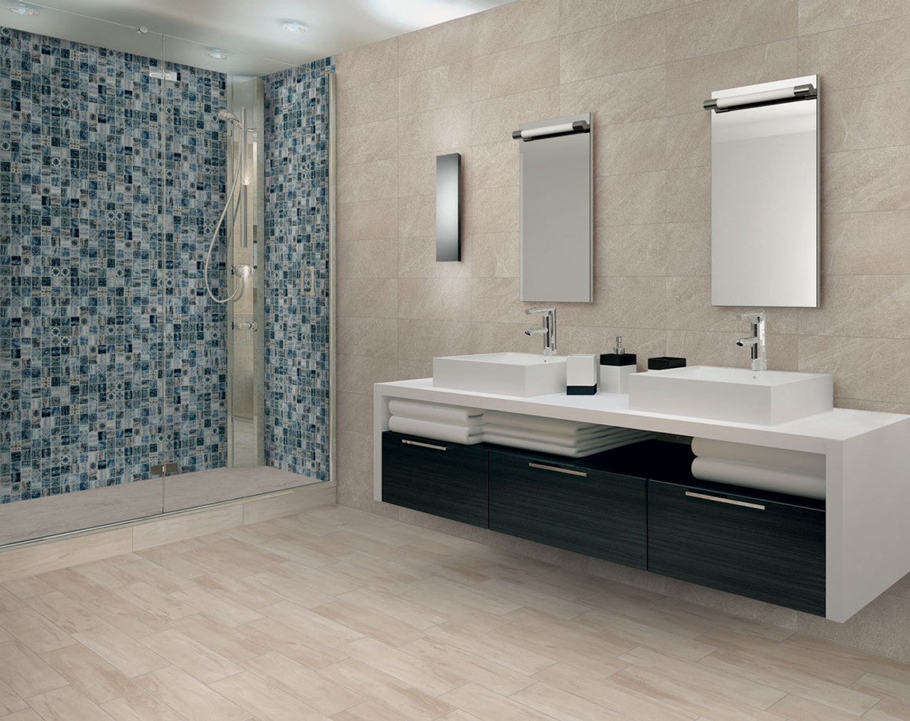 Set Posate 24 Pezzi In Scatola Compact Aladdin Ghiera Cromata Verde Acqua Madreperla Bugatti 88373333