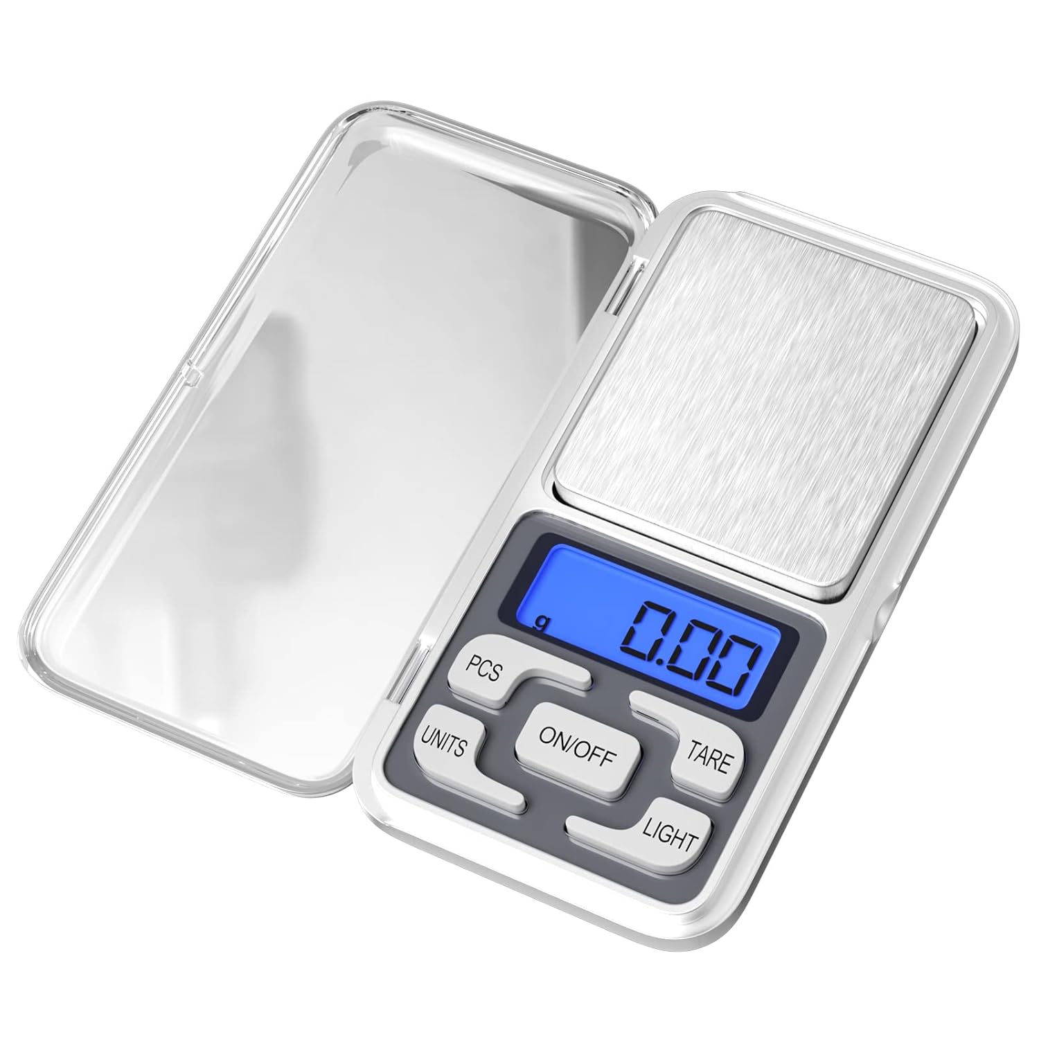 Precyzyjne wagi kuchenne, 0,01g-500g, Mini wielofunkcyjne wagi spożywcze z wyświetlaczem LED i funkcją tarowania, Elektroniczna waga