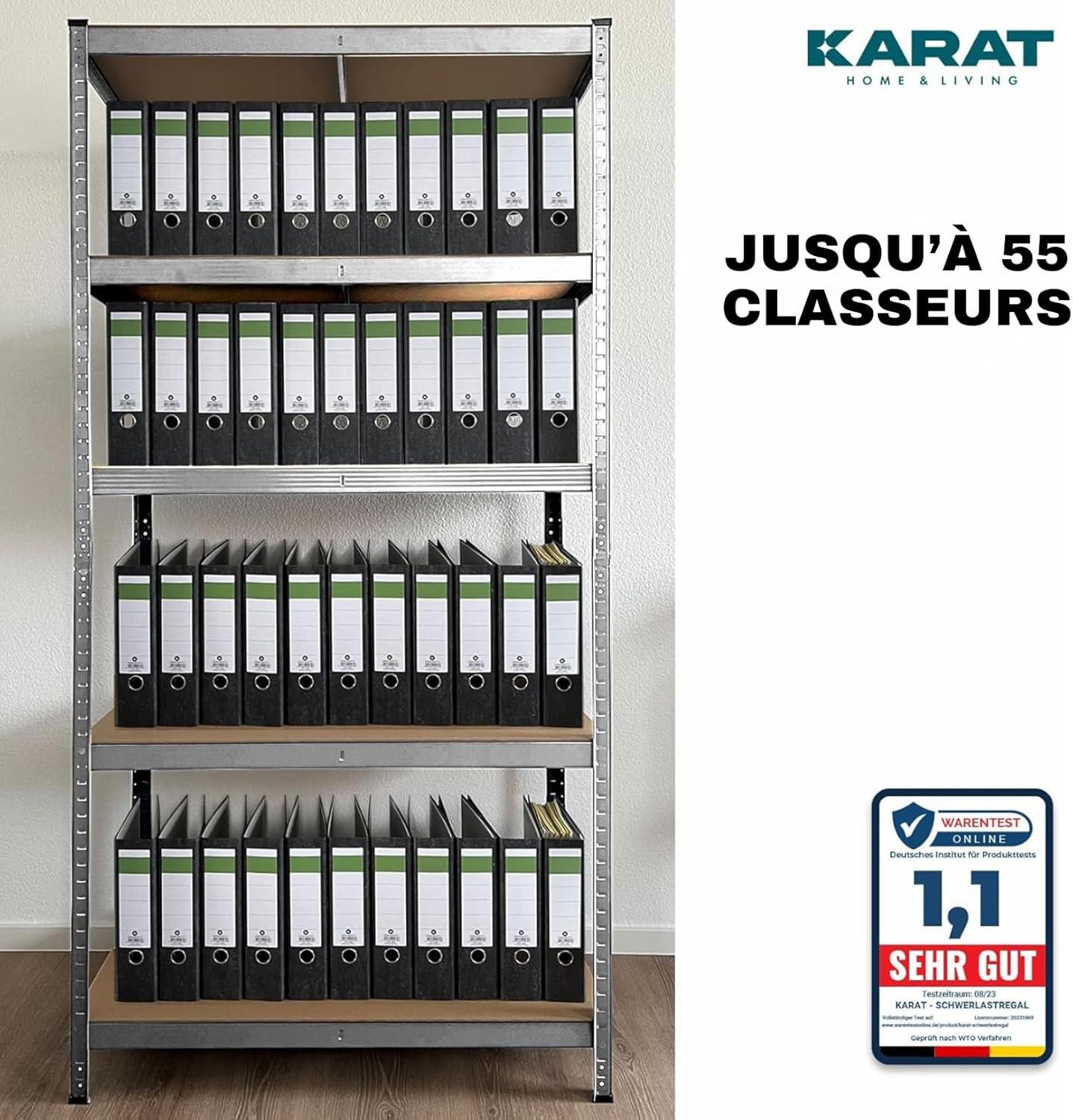 Étagère pour charge lourde, 180 x 120 x 45 cm | Charge Max : 1250 kg - 5