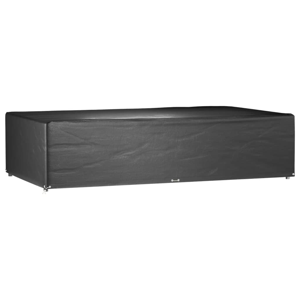 Maison exclusive - funda para muebles jardín 12 ojales rectangular 315x180x75 cm