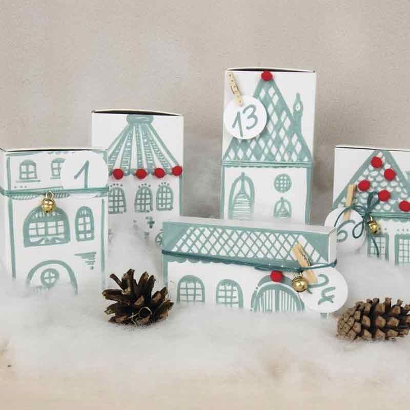 12 Boîtes D'Allumettes Vides à Décorer - 11x6,5x2 Cm - Carton Blanc Pour DIY Et Calendrier De L'Avent
