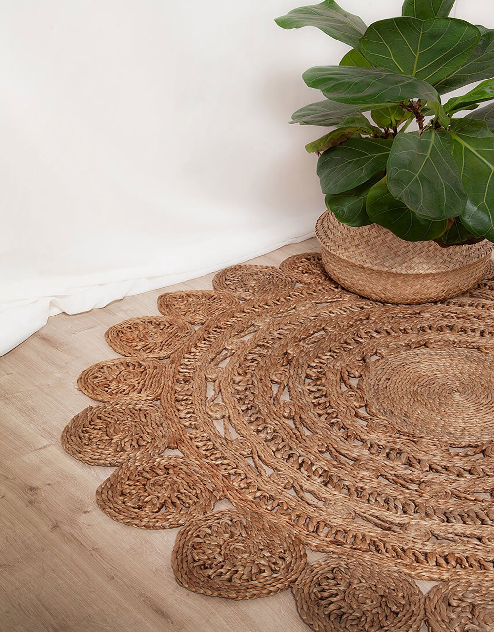 JUTA GAIA ROUND rug 120x120 CM (Galleriafarah1970)