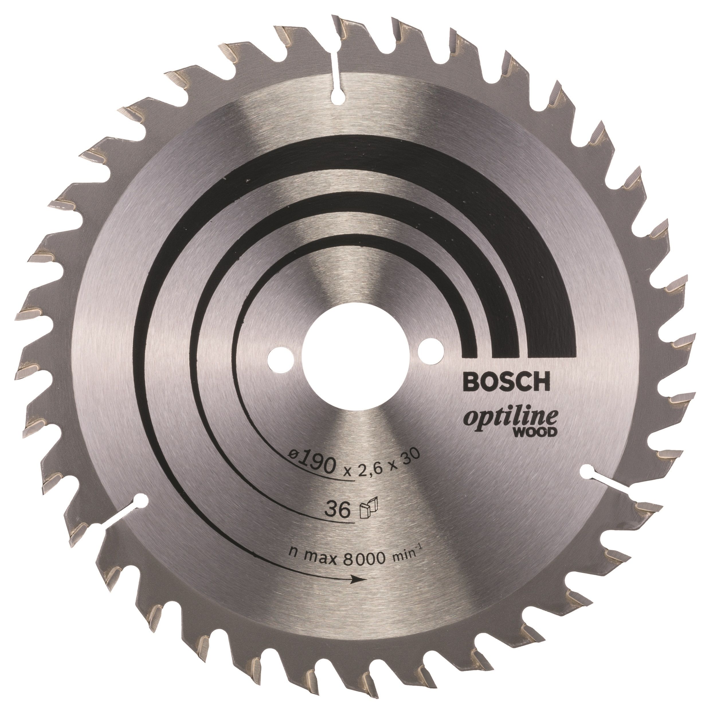 Tarcza do piły Bosch Optiline Wood 190 mm 36 zębów