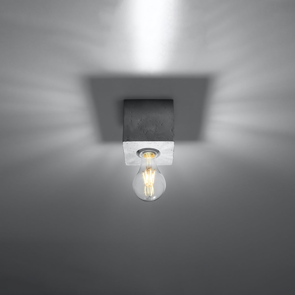 Plafon ZXINA beton LED 3000K - 10x10x10cm Sollux