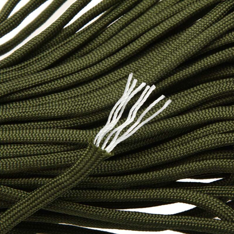 305M / 100Ft 7 Brins Corde De Parachute Corde Longe Outil De Survie D'Urgence En Plein Air, Verte,2pcs - 3