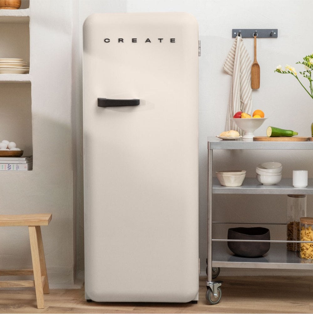 CREATE - FRIDGE RETRO 281L - Lodówka w stylu retro - Blanc cassé
