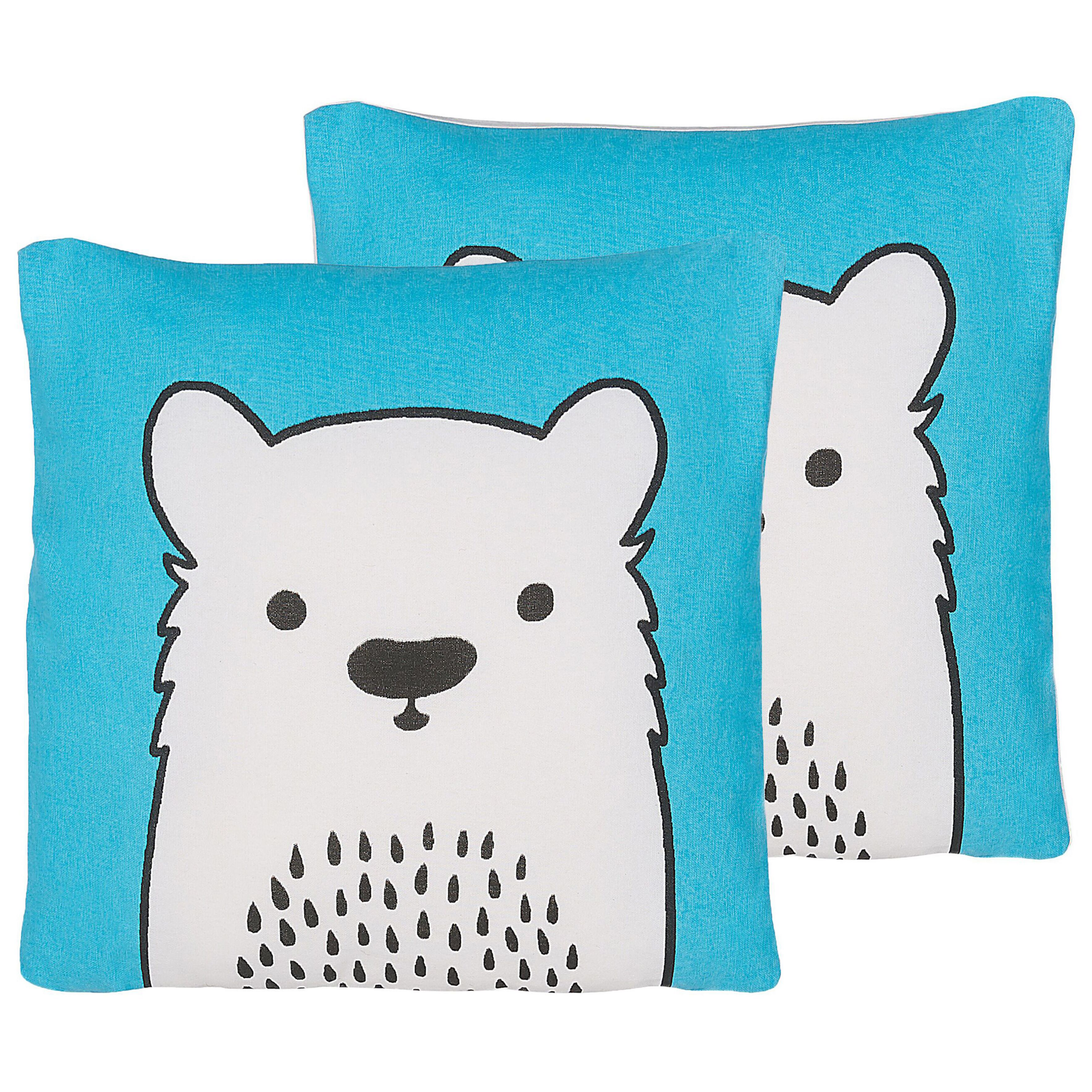 Bonhause Lot de 4 Housse de Coussin 45 x 45 cm Nautique Bleu Voilier Phare Ancre Velours Doux Décoratif Taie d'oreiller pour Canapé Lits Chaises Voiture Salon Maison Décor