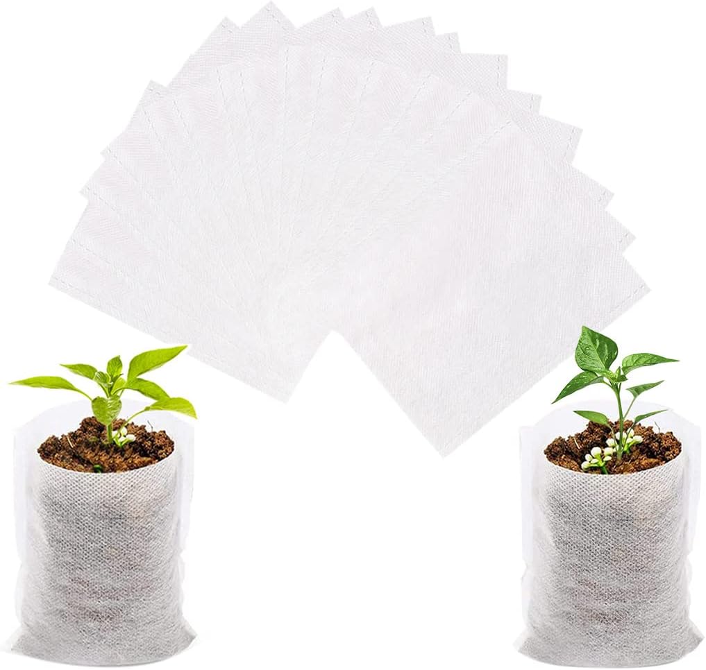 500 szt. worków do uprawy roślin z włókniny (14 x 16 cm)