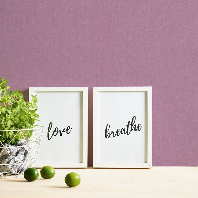 Papier peint intissé mauve idéal chambre moderne Tapisserie violette claire pour déco scandinave Papier peint uni tendance pour salon
