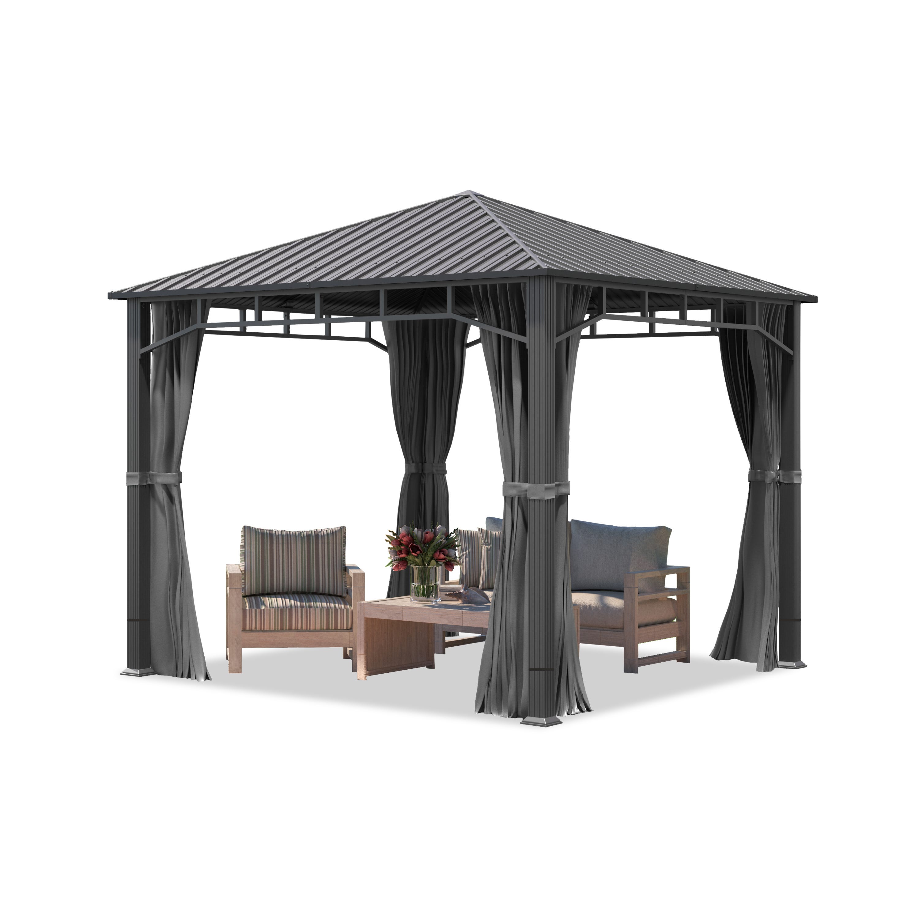 TOOLPORT 3x6 m Gazebo Pieghevole PVC ignifugo con Laterali (finestre panoramiche), Premium Acciaio, Bianco TOOLPORT 3x6 m Gazebo Pieghevole PVC ignifugo con Laterali (finestre panoramiche), Premium Acciaio, Bianco