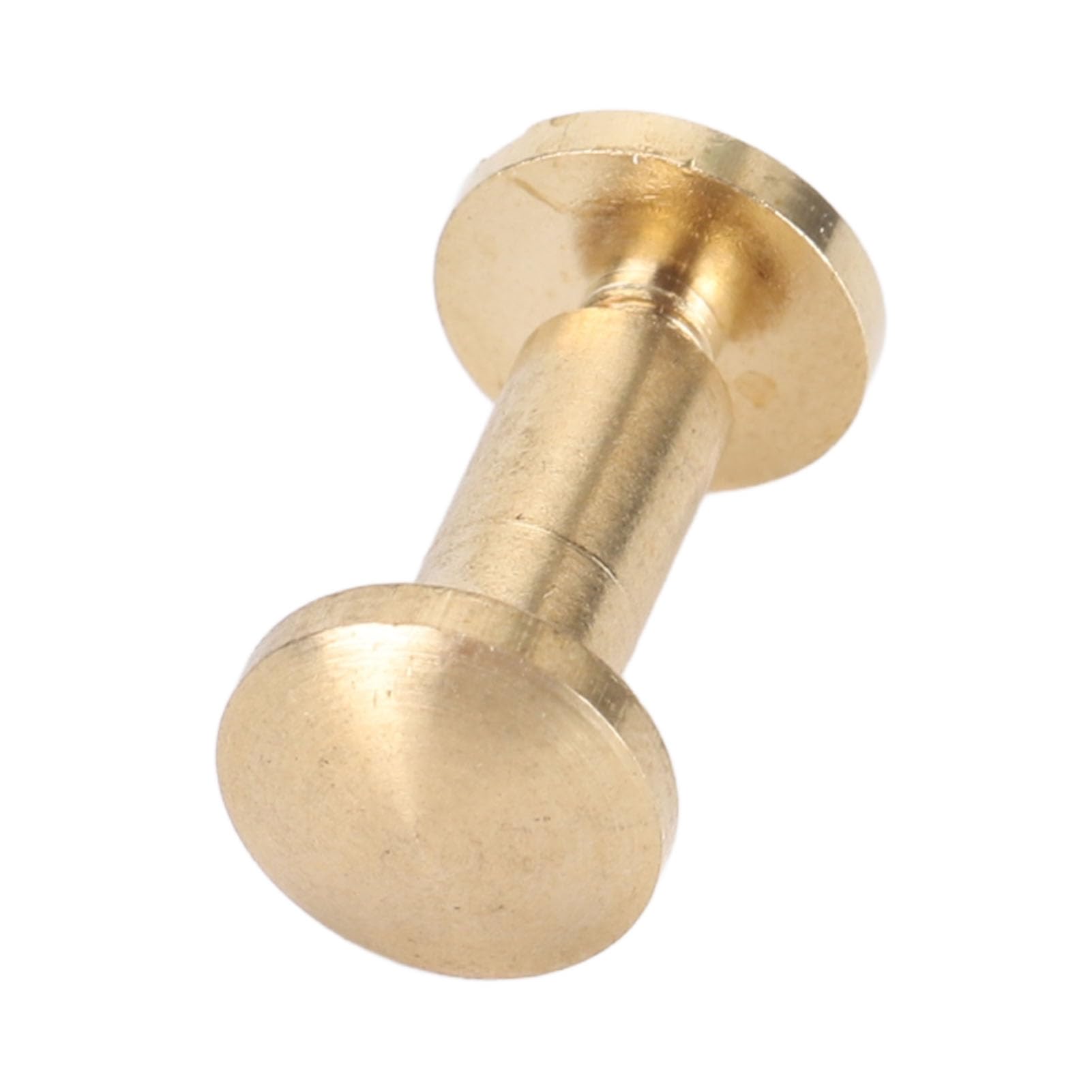 60 Pezzi Rivetti A Vite Per Pelletteria - Testa Ad Anello 8mm In