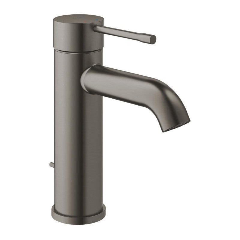 Baterie lavoar Grohe 23589AL1, Essence, 3/8'', S, 174 mm, ventil, mat, grafit
