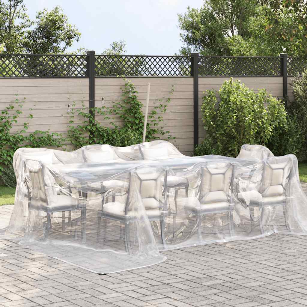 Bâche De Protection Transparente 4x5 Mètres - Fine Et Polyvalente - Neuf