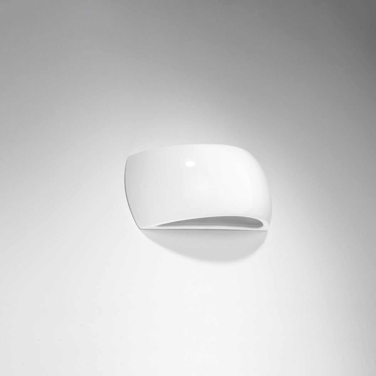 Kinkiet lakierowany TOROW biały połysk LED 4000K - 32x9x13.5cm Sollux