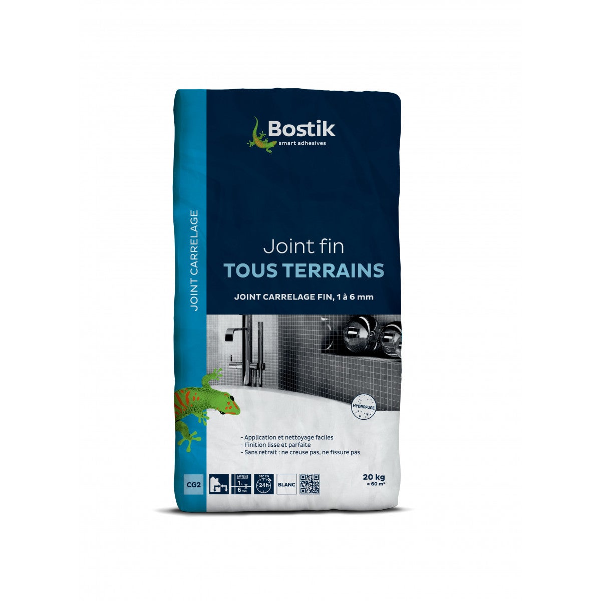 Joint fin tous terrains bostik blanc 1kg - 30604101 - 3