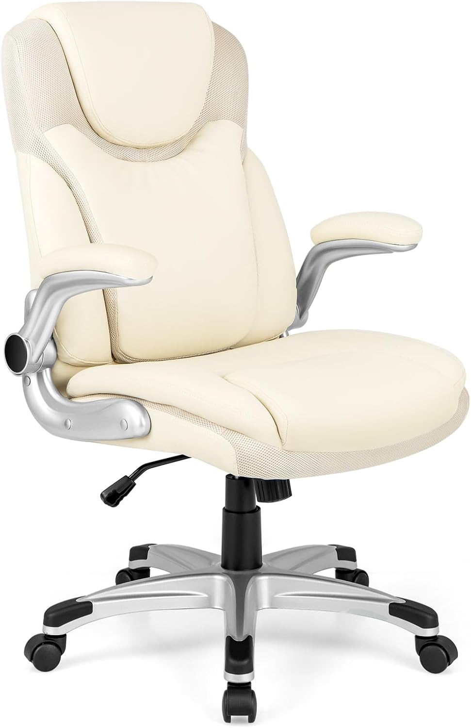 Ergonomiczne Krzesło Biurowe o Regulowanej Wysokości 49–59 cm, Krzesło Komputerowe z Obrotową Podstawą 360° do Domu i Biura