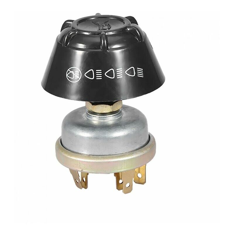Interrupteur à bouton-poussoir, 19 mm 12 V étanche en métal pour voiture, bouton-poussoir, klaxon, interrupteur momentané, remplacement à bascule automobile pour voiture