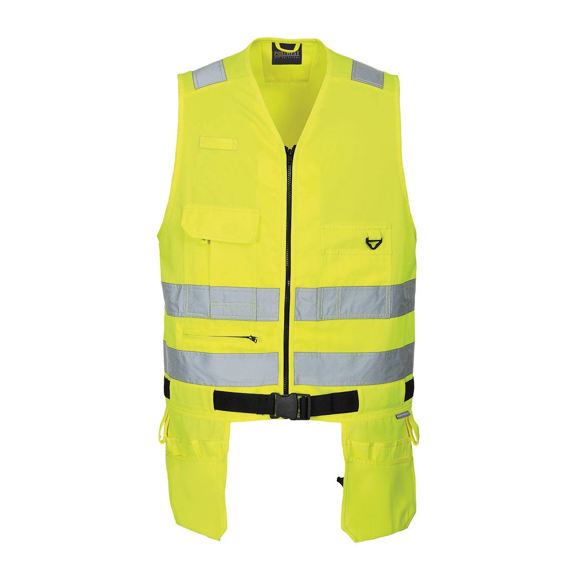 Gilet jaune haute visibilité multipoches Portwest Xenon Jaune L - 4