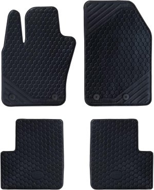 Tappetino Auto SOLO LATO GUIDA 1pz compatibile con CITROEN C1 2005-2014 - 2 ganci di fissaggio | 1 tappeto su misura in moquette