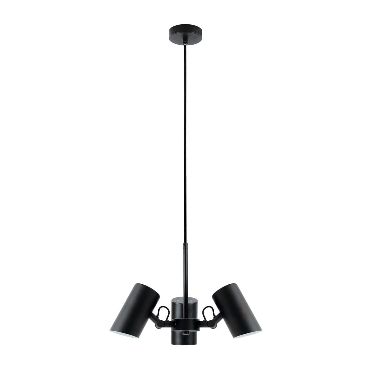 Lampa wisząca AGZAR czarna 3 x E14 x 5W wym:178x40x40cm Kanlux