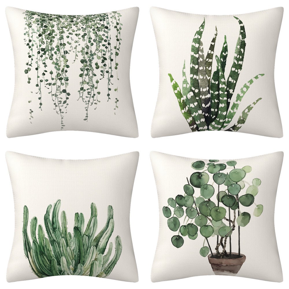 Artoid Mode Lot De 4 Housses De Coussin Décoratives Pour Canapé, Salon, Extérieur, 40 X 40 Cm