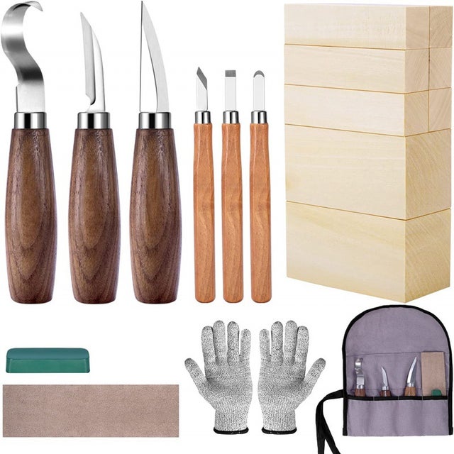 Couteau à Sculpter Bois Gwoodworking – Lame Détail 1 1/8″ – Manche En Résine