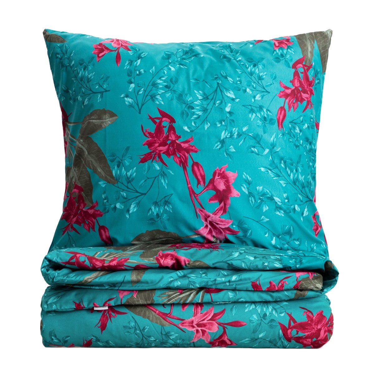 Pościel FLORELLE mikrofibry w kwiaty 220x200 + 2*70x80 cm HOMLA
