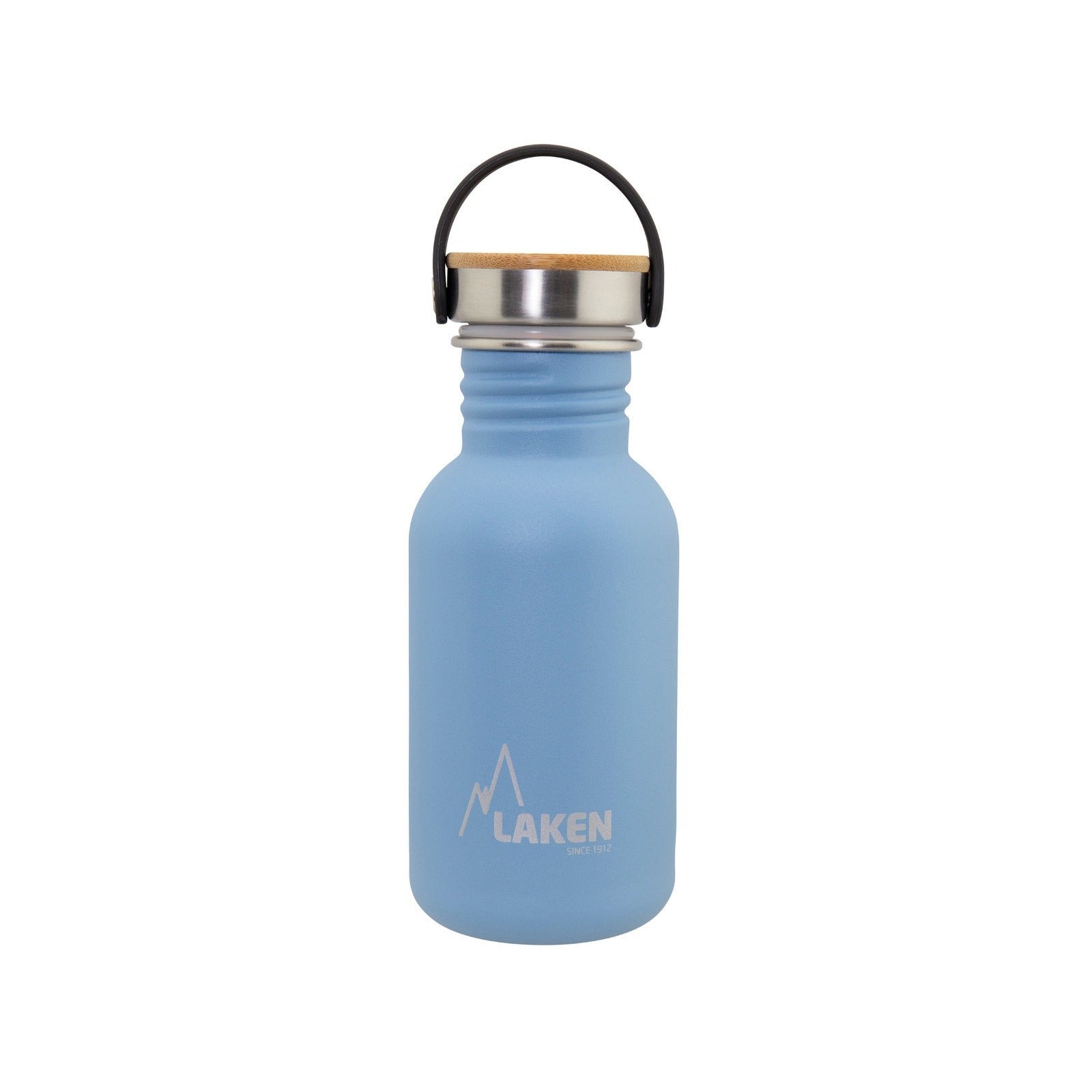 LAKEN Basic Steel Bambú - Botella de Agua 0.5L en Acero Inoxidable con Asa. Negro | Leroy Merlin LAKEN Basic Steel Bambú - Botella de Agua 0.5L en Acero Inoxidable con Asa. Negro | Leroy Merlin