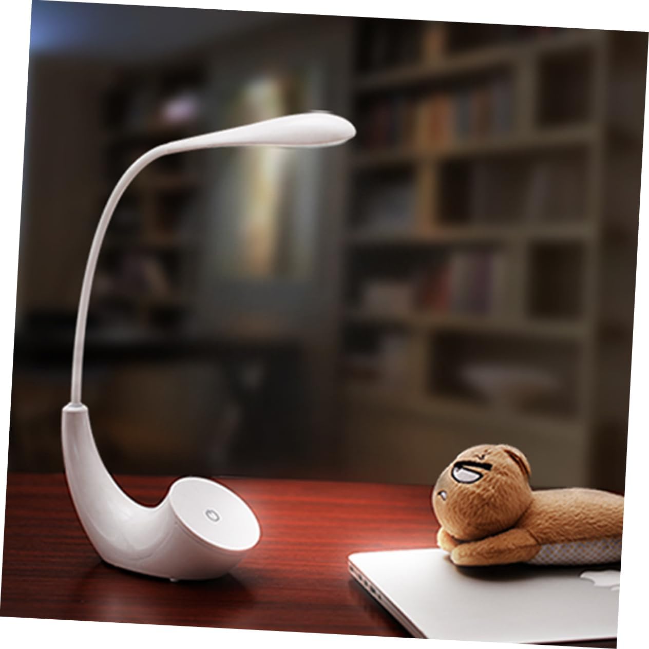 Lampka biurkowa USB, oryginalna lampka biurkowa, lampy LED do sypialni, lampka nocna, lampka stołowa, lampka USB na gęsiej szyi - 3