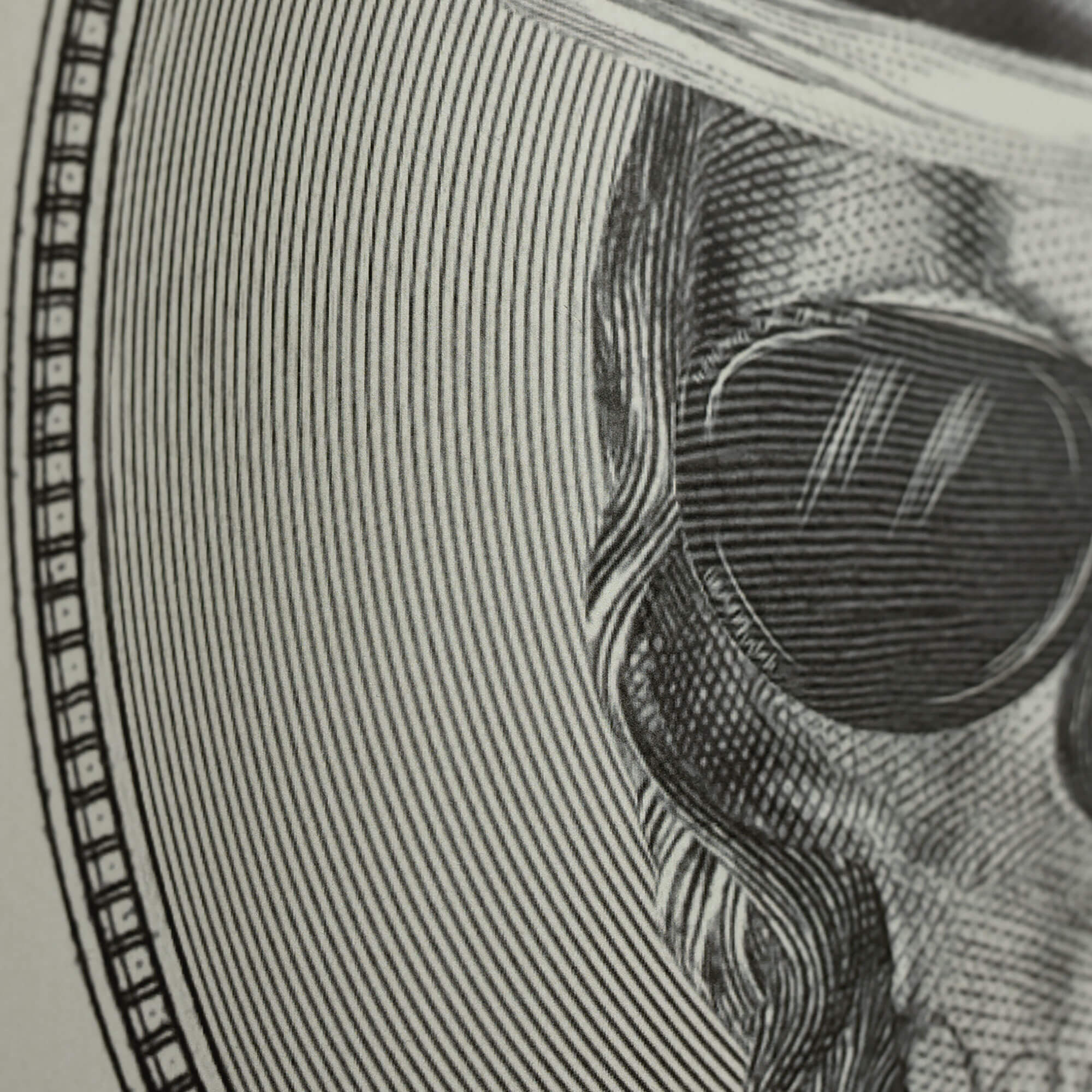 ADM - Impression sur aluminium 'Dollar Uncle Tom Skull' (crâne de l'oncle Tom en dollars) - 4