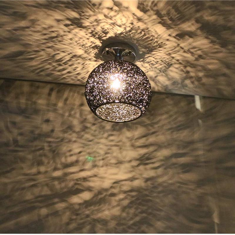 Modern black aluminum ceiling pendant light, light fixture for bedroom ...
