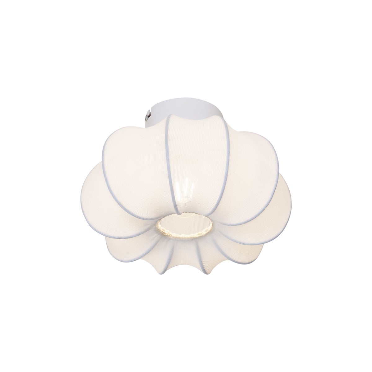 Lampa sufitowa Japandi biała 27 cm - Plu Asyesha