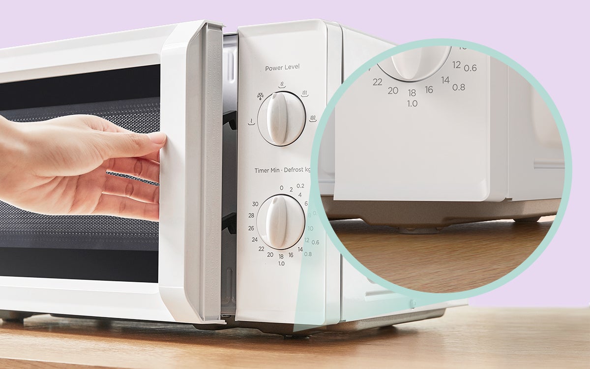 Micro-ondes pose libre - COMFEE CMO-MP012OC(WH) - Inverter - 6,2kg - H42,2 x L32,9 x P23,8 cm - 700W - 19L - Blanc - 5